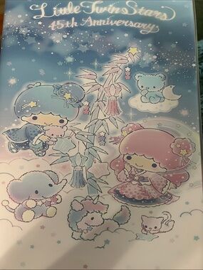 Sanrio Little Twin Stars 45th Anniversary super soft B5 notebook